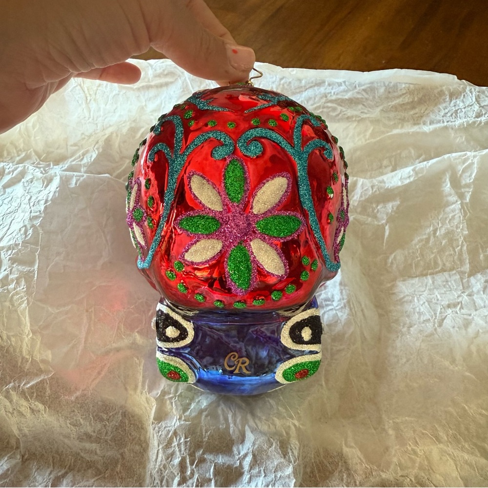 Christopher Radko Dia De Los Muertos (Day of the Dead) Sugar Skull Ornament - Picture 5 of 7